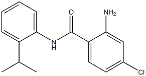 2-amino-4-chloro-N-[2-(propan-2-yl)phenyl]benzamide Struktur