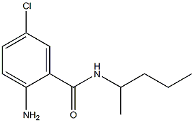 2-amino-5-chloro-N-(pentan-2-yl)benzamide Struktur