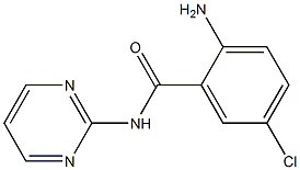 2-amino-5-chloro-N-pyrimidin-2-ylbenzamide Struktur