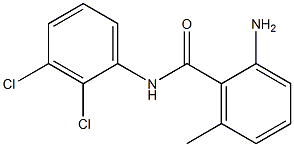 2-amino-N-(2,3-dichlorophenyl)-6-methylbenzamide Struktur