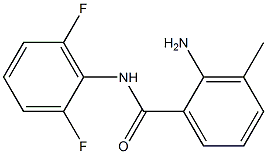 2-amino-N-(2,6-difluorophenyl)-3-methylbenzamide Struktur