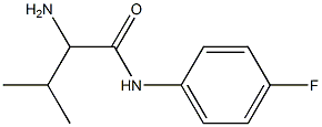 2-amino-N-(4-fluorophenyl)-3-methylbutanamide Struktur