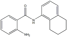 2-amino-N-(5,6,7,8-tetrahydronaphthalen-1-yl)benzamide Struktur