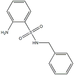 2-amino-N-benzylbenzene-1-sulfonamide Struktur