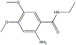 2-amino-N-ethyl-4,5-dimethoxybenzamide Struktur