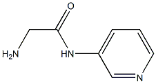 2-amino-N-pyridin-3-ylacetamide Struktur