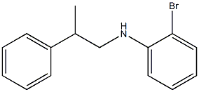 2-bromo-N-(2-phenylpropyl)aniline Struktur