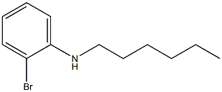 2-bromo-N-hexylaniline Struktur