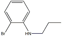 2-bromo-N-propylaniline Struktur