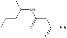 2-carbamothioyl-N-(pentan-2-yl)acetamide Struktur