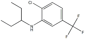 2-chloro-N-(pentan-3-yl)-5-(trifluoromethyl)aniline Struktur