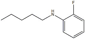 2-fluoro-N-pentylaniline Struktur