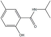 2-hydroxy-5-methyl-N-(propan-2-yl)benzamide Struktur