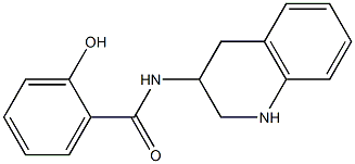 2-hydroxy-N-(1,2,3,4-tetrahydroquinolin-3-yl)benzamide Struktur