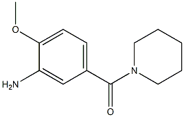 2-methoxy-5-(piperidin-1-ylcarbonyl)aniline Struktur