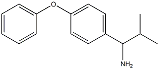 2-methyl-1-(4-phenoxyphenyl)propan-1-amine Struktur