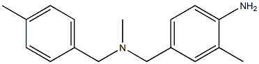 2-methyl-4-({methyl[(4-methylphenyl)methyl]amino}methyl)aniline Struktur