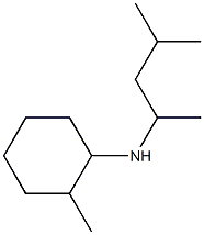 2-methyl-N-(4-methylpentan-2-yl)cyclohexan-1-amine Struktur