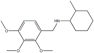 2-methyl-N-[(2,3,4-trimethoxyphenyl)methyl]cyclohexan-1-amine Struktur