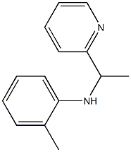 2-methyl-N-[1-(pyridin-2-yl)ethyl]aniline Struktur