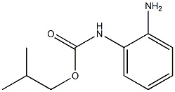 2-methylpropyl N-(2-aminophenyl)carbamate Struktur