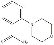 2-morpholin-4-ylpyridine-3-carbothioamide Struktur