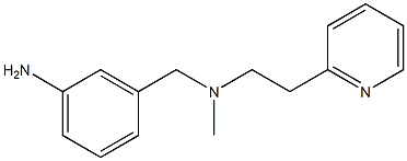 3-({methyl[2-(pyridin-2-yl)ethyl]amino}methyl)aniline Struktur