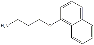 3-(1-naphthyloxy)propan-1-amine Struktur