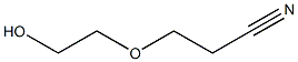 3-(2-hydroxyethoxy)propanenitrile Struktur