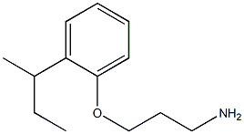 3-(2-sec-butylphenoxy)propan-1-amine Struktur