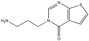 3-(3-aminopropyl)thieno[2,3-d]pyrimidin-4(3H)-one Struktur