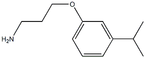 3-(3-isopropylphenoxy)propan-1-amine Struktur