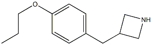 3-(4-propoxybenzyl)azetidine Struktur