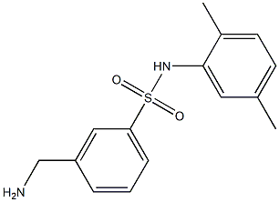 3-(aminomethyl)-N-(2,5-dimethylphenyl)benzenesulfonamide Struktur