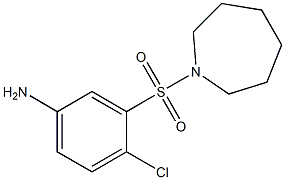 3-(azepane-1-sulfonyl)-4-chloroaniline Struktur