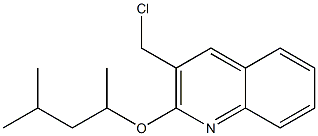 3-(chloromethyl)-2-[(4-methylpentan-2-yl)oxy]quinoline Struktur