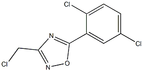 3-(chloromethyl)-5-(2,5-dichlorophenyl)-1,2,4-oxadiazole Struktur