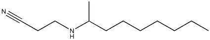 3-(nonan-2-ylamino)propanenitrile Struktur