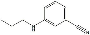 3-(propylamino)benzonitrile Struktur