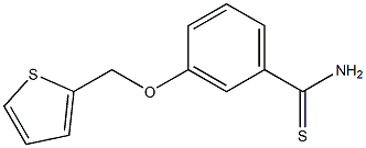 3-(thien-2-ylmethoxy)benzenecarbothioamide Struktur