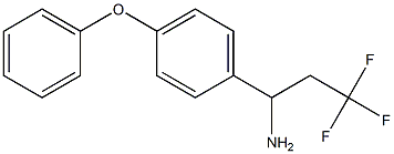 3,3,3-trifluoro-1-(4-phenoxyphenyl)propan-1-amine Struktur