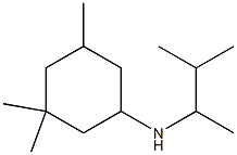 3,3,5-trimethyl-N-(3-methylbutan-2-yl)cyclohexan-1-amine Struktur