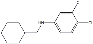 3,4-dichloro-N-(cyclohexylmethyl)aniline Struktur