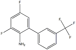 3,5-difluoro-3'-(trifluoromethyl)-1,1'-biphenyl-2-amine Struktur