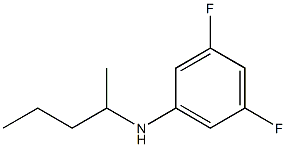 3,5-difluoro-N-(pentan-2-yl)aniline Struktur