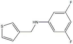 3,5-difluoro-N-(thiophen-3-ylmethyl)aniline Struktur