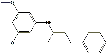 3,5-dimethoxy-N-(4-phenylbutan-2-yl)aniline Struktur