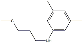 3,5-dimethyl-N-[3-(methylsulfanyl)propyl]aniline Struktur