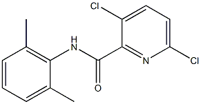 3,6-dichloro-N-(2,6-dimethylphenyl)pyridine-2-carboxamide Struktur