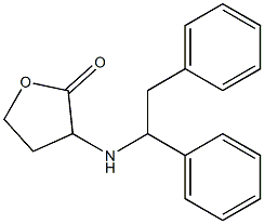 3-[(1,2-diphenylethyl)amino]oxolan-2-one Struktur